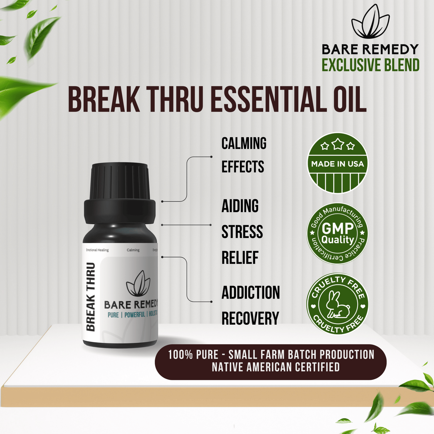 Break Thru Essential Oil Blend: Unlock Emotional Healing & Mental Clarity - BareRemedy