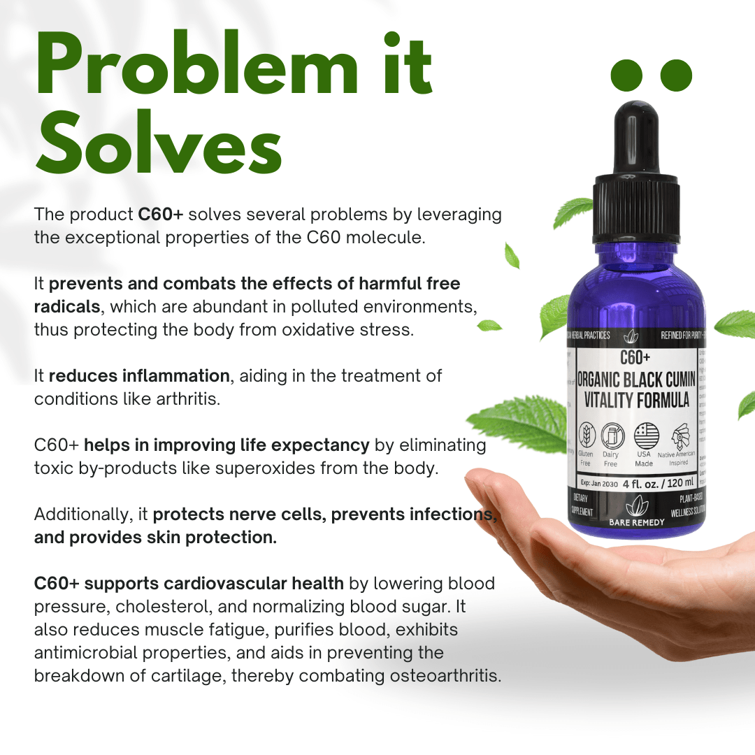 C60+ Organic Black Cumin - BareRemedy