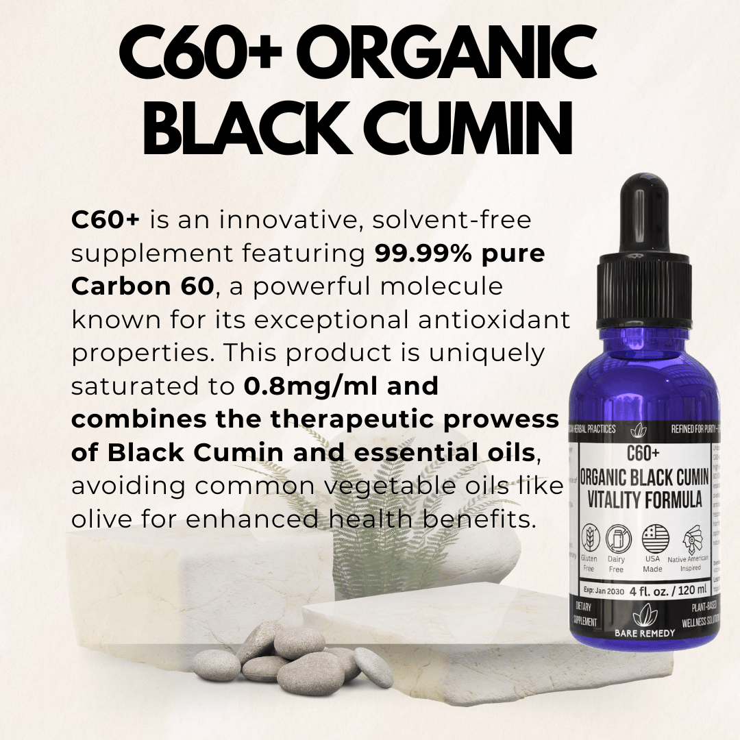 C60+ Organic Black Cumin - BareRemedy