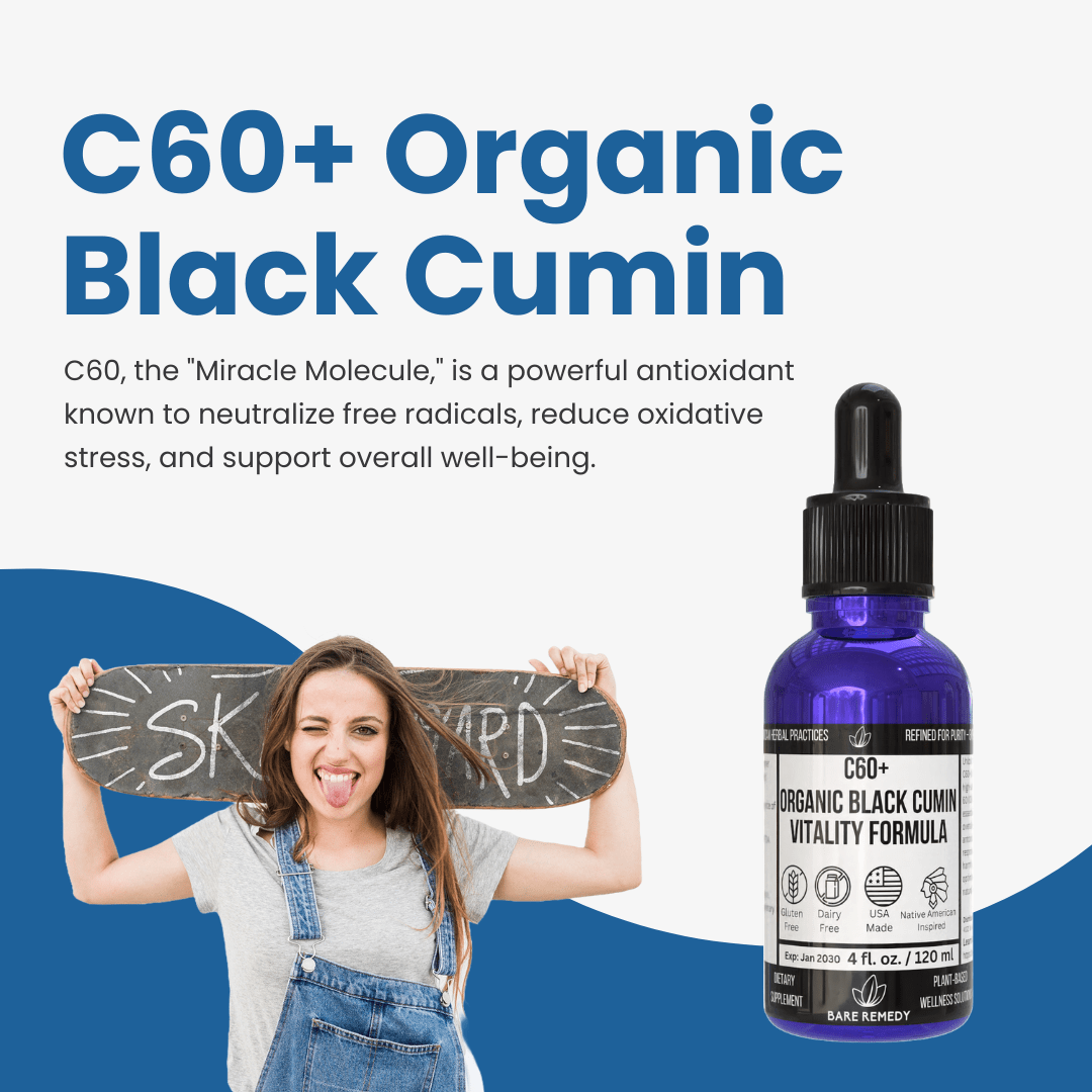 C60+ Organic Black Cumin - BareRemedy
