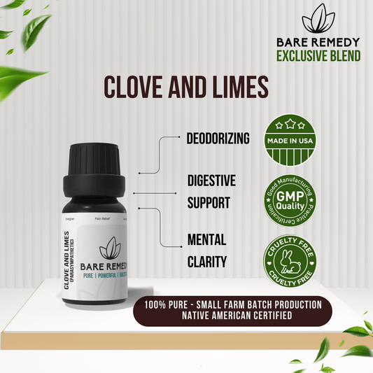 Clove and Limes Essential Oil Blend: Energize, Protect, and Restore - BareRemedy