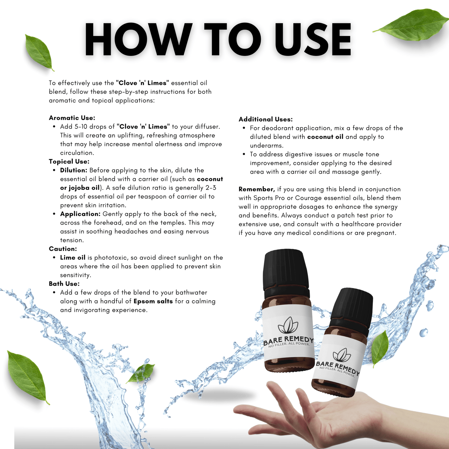 Clove and Limes Essential Oil Blend: Energize, Protect, and Restore - BareRemedy