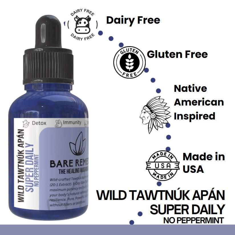 Wild Tawtnuk Apán Mushroom Super Daily (No Peppermint) - BareRemedy