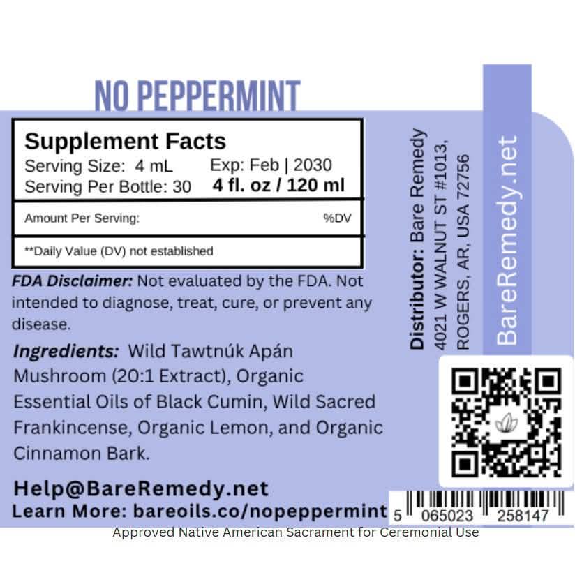 Wild Tawtnuk Apán Mushroom Super Daily (No Peppermint) - BareRemedy