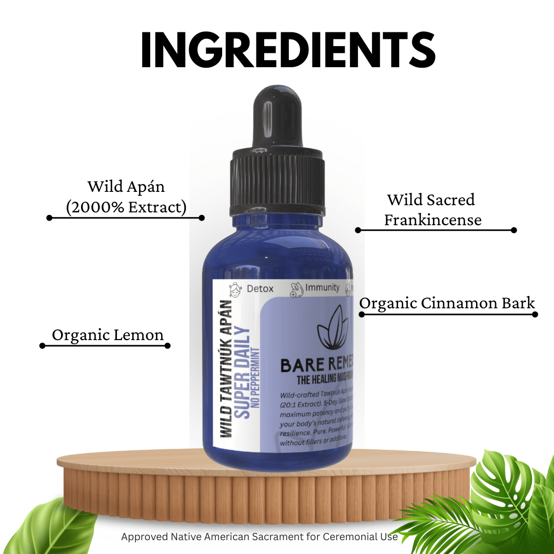 Wild Tawtnuk Apán Mushroom Super Daily (No Peppermint) - BareRemedy
