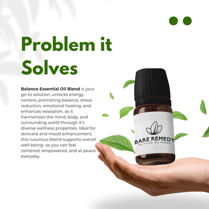 Balance Essential Oil Blend: Restore Harmony and Emotional Well - Being - BareRemedy