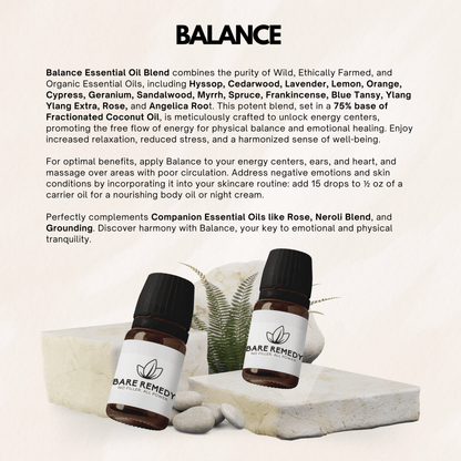 Balance Essential Oil Blend: Restore Harmony and Emotional Well - Being - BareRemedy