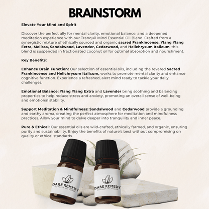 Brainstorm - BareRemedy