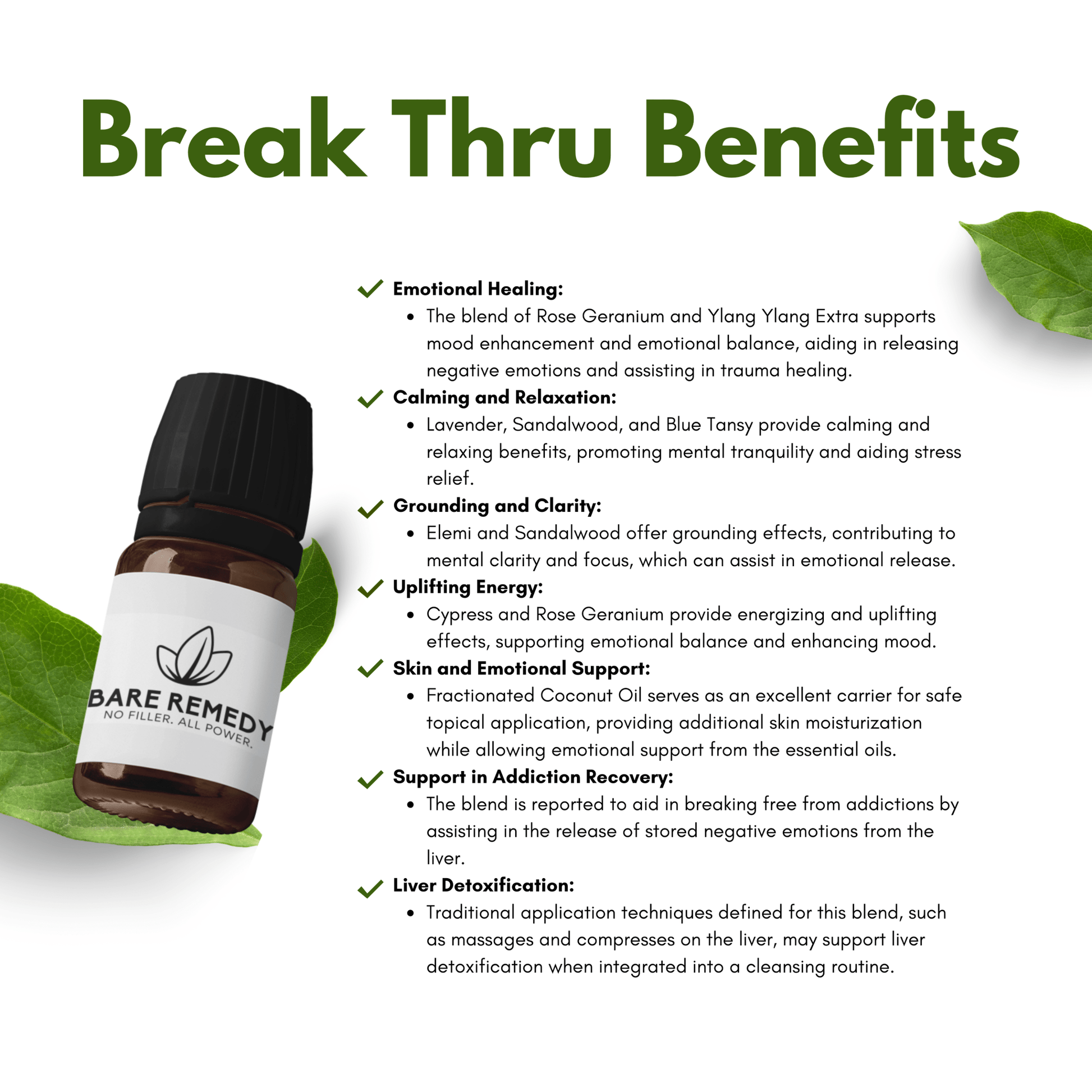 Break Thru Essential Oil Blend: Unlock Emotional Healing & Mental Clarity - BareRemedy