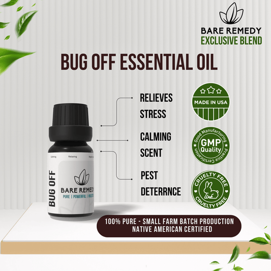 Bug Off Essential Oil Blend: Natural Protection with a Refreshing Scent - BareRemedy