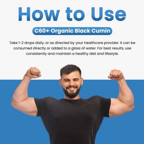 C60+ Organic Black Cumin - BareRemedy
