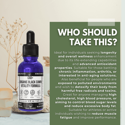C60+ Organic Black Cumin - BareRemedy