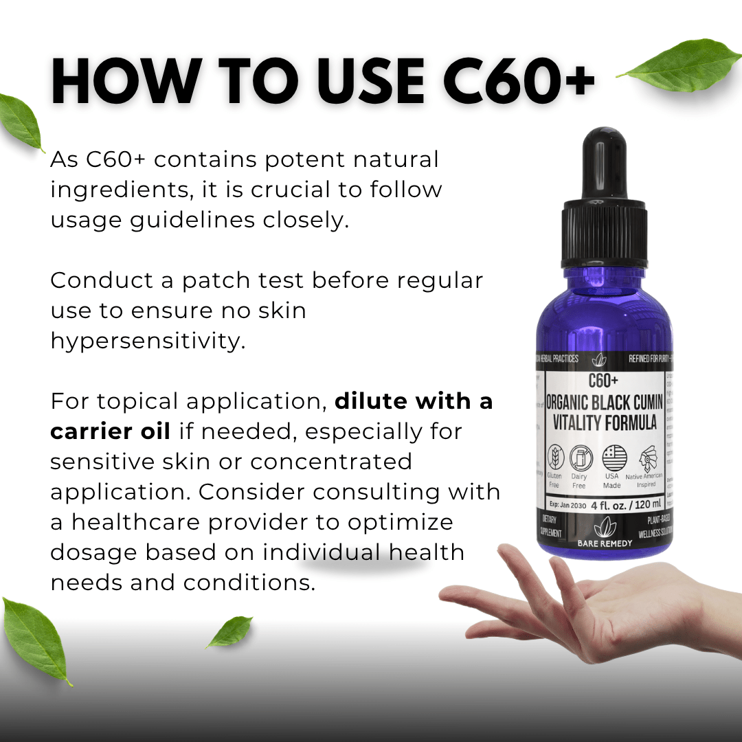 C60+ Organic Black Cumin - BareRemedy