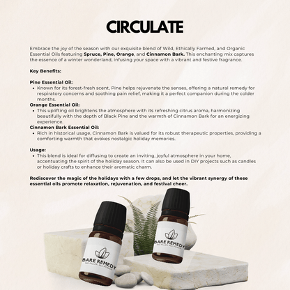 Circulate Essential Oil Blend: Strengthen, Restore, and Revitalize - BareRemedy