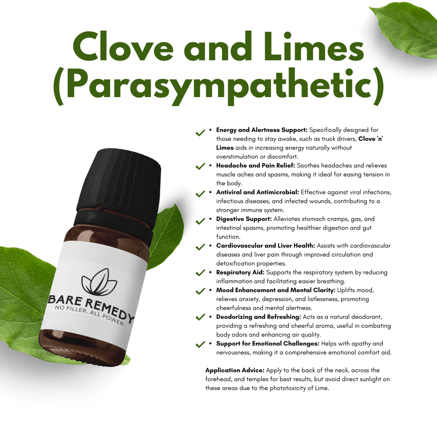 Clove and Limes Essential Oil Blend: Energize, Protect, and Restore - BareRemedy