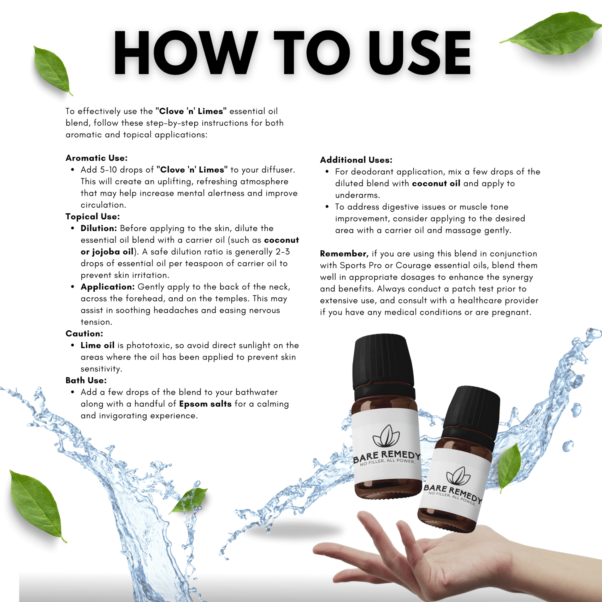 Clove and Limes Essential Oil Blend: Energize, Protect, and Restore - BareRemedy