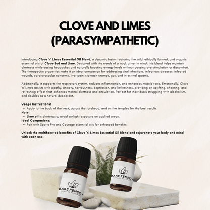 Clove and Limes Essential Oil Blend: Energize, Protect, and Restore - BareRemedy