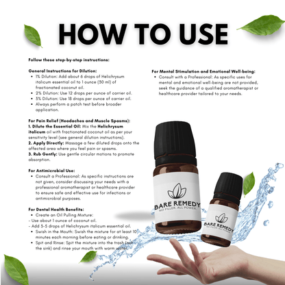 Helichrysum Blend - BareRemedy