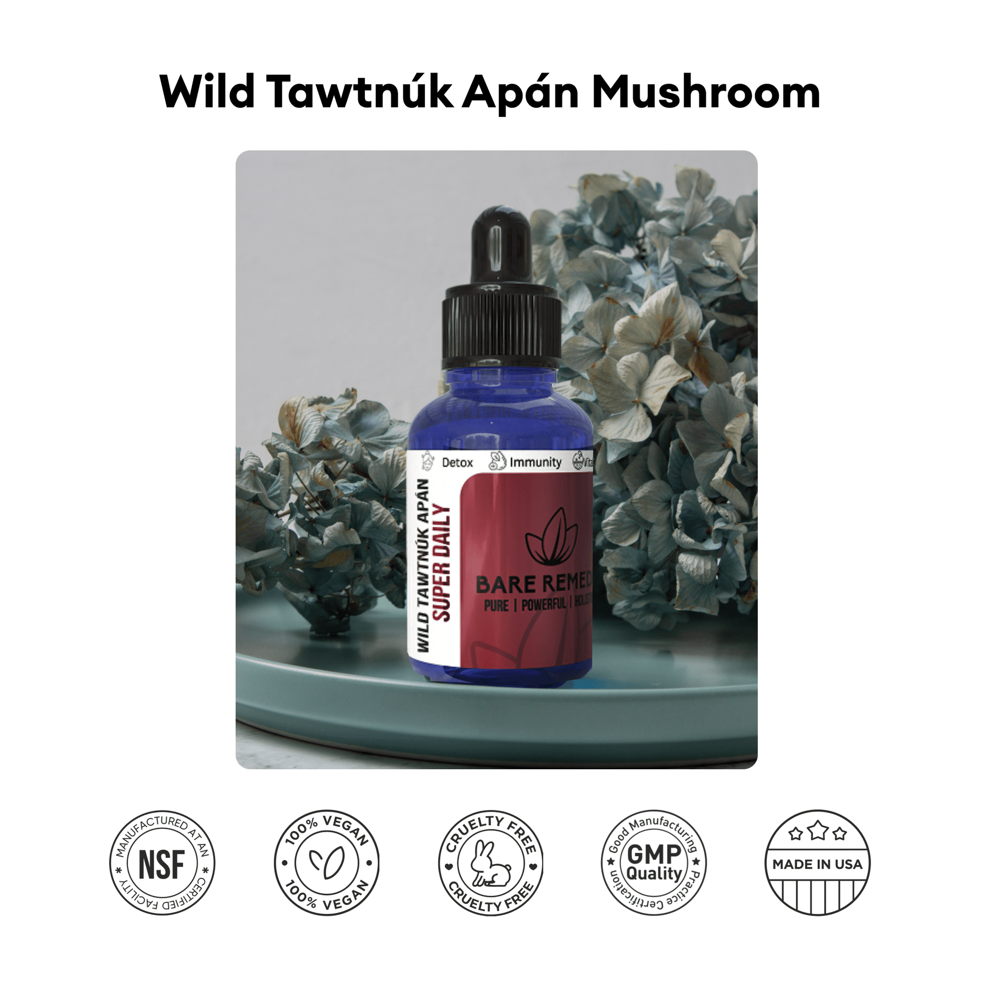 Wild Tawtnuk Apán Mushroom Super Daily - BareRemedy