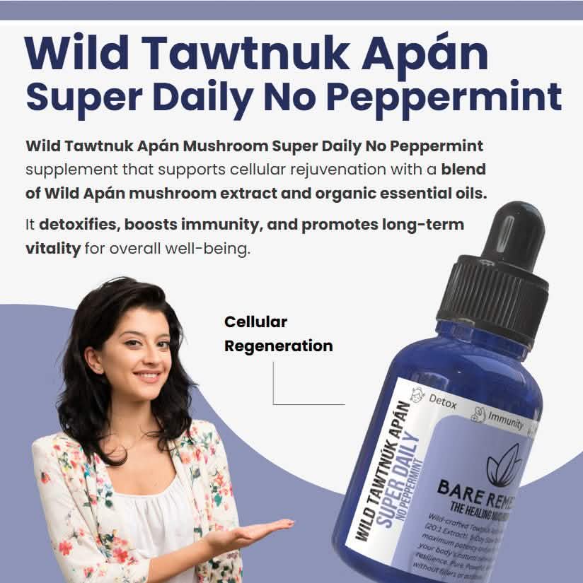Wild Tawtnuk Apán Mushroom Super Daily (No Peppermint) - BareRemedy