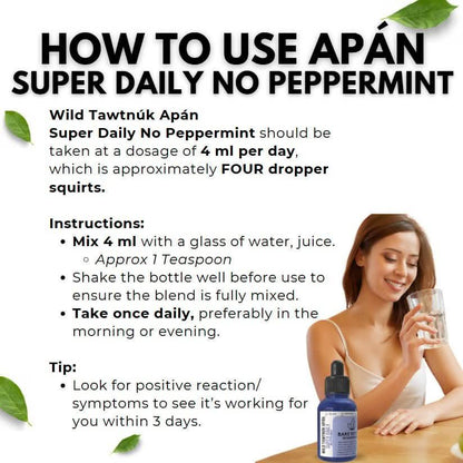 Wild Tawtnuk Apán Mushroom Super Daily (No Peppermint) - BareRemedy