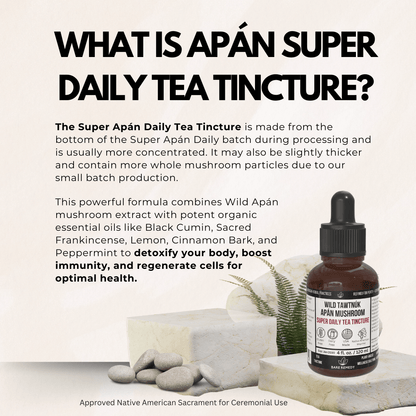 Wild Tawtnuk Apán Mushroom Super Daily Tea Tincture - BareRemedy
