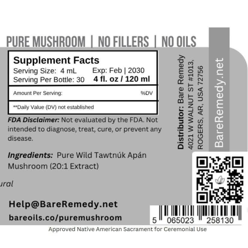 Wild Tawtnuk Apán Pure Mushroom Super Daily - BareRemedy