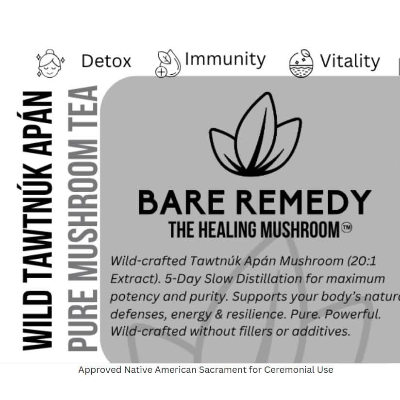 Wild Tawtnuk Apán Pure Mushroom Super Daily - BareRemedy